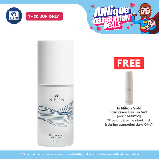 Nihon Brightening Face Creme 30ml | Enhances Your Natural Radiance. Nihon