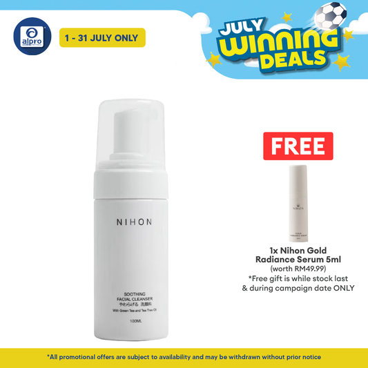 Nihon Soothing Facial Cleanser 100ml | To Achieve Crystal Clean Face Nihon