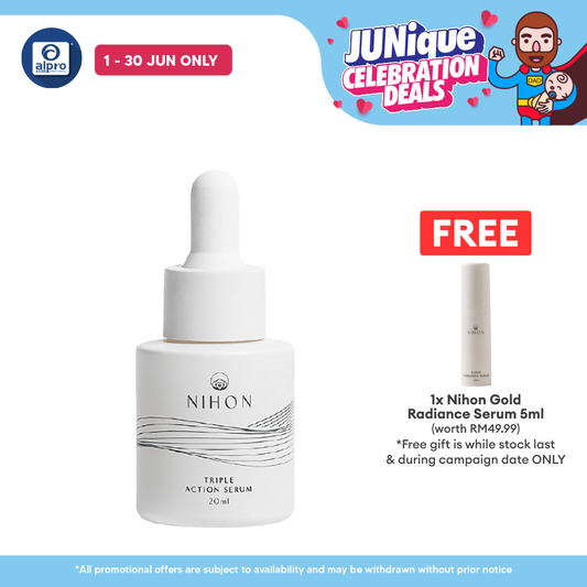 Nihon Triple Action Serum 20ml | Reduce Acne and Fade Acne Scar Nihon