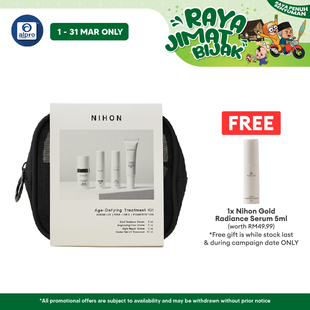 Nihon Age-defying Treatment Kit Set Of 4 | For Aging Skin Alpro Pharmacy