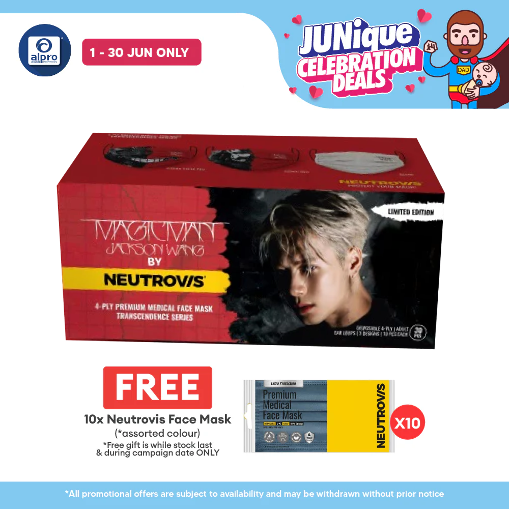 Neutrovis x Jackson Wang Magicman 4-Ply Premium Face Mask 30s Neutrovis