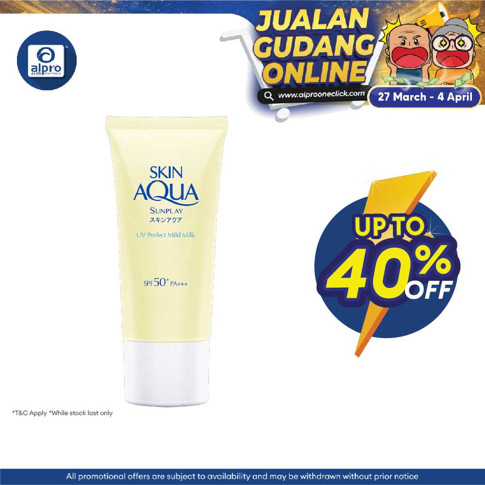 Sunplay Skin Aqua Uv Perfect Mild Milk  40g |  Suitable For Sensitive Skin Sunplay
