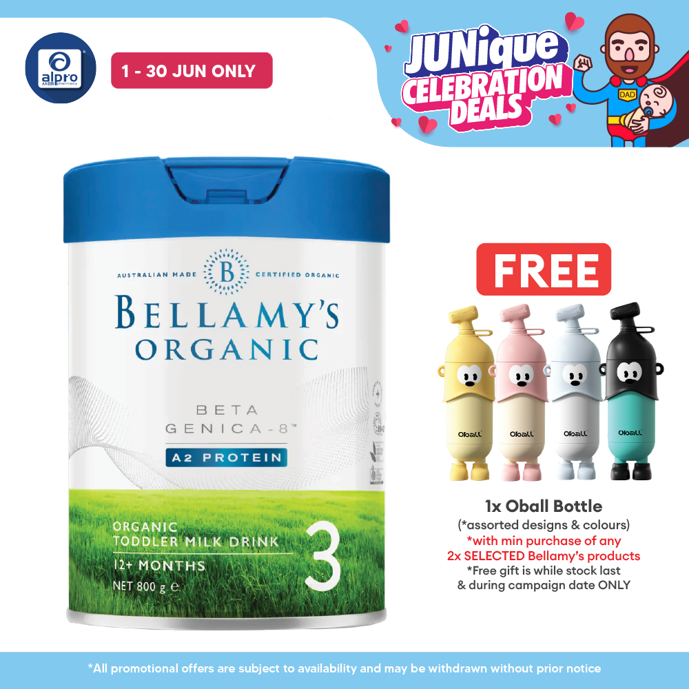Bellamy's Beta Genica-8 Toddler Milk Drink (Step 3) 800g BELLAMY'S