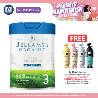 Bellamy's Beta Genica-8 Toddler Milk Drink (Step 3) 800g - Alpro