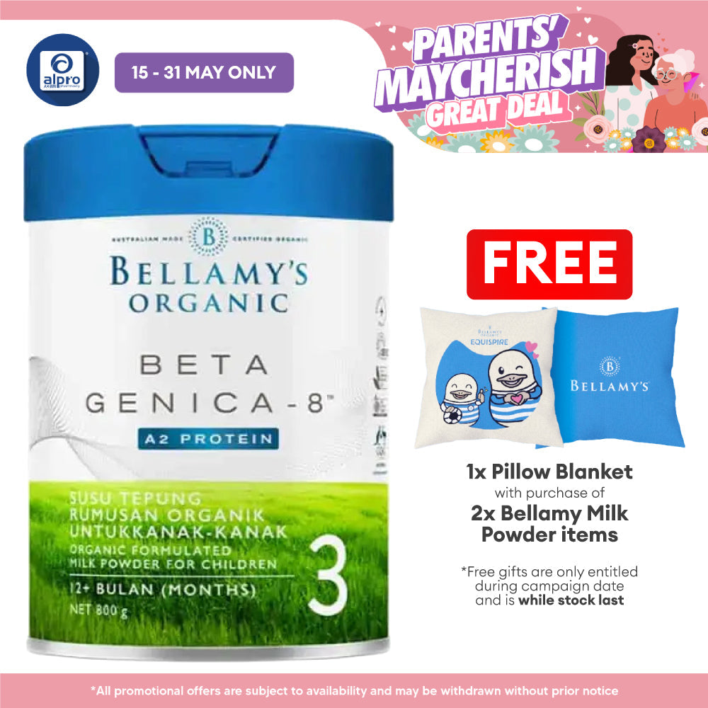 Bellamy's Beta Genica-8 Toddler Milk Drink (Step 3) 800g BELLAMY'S