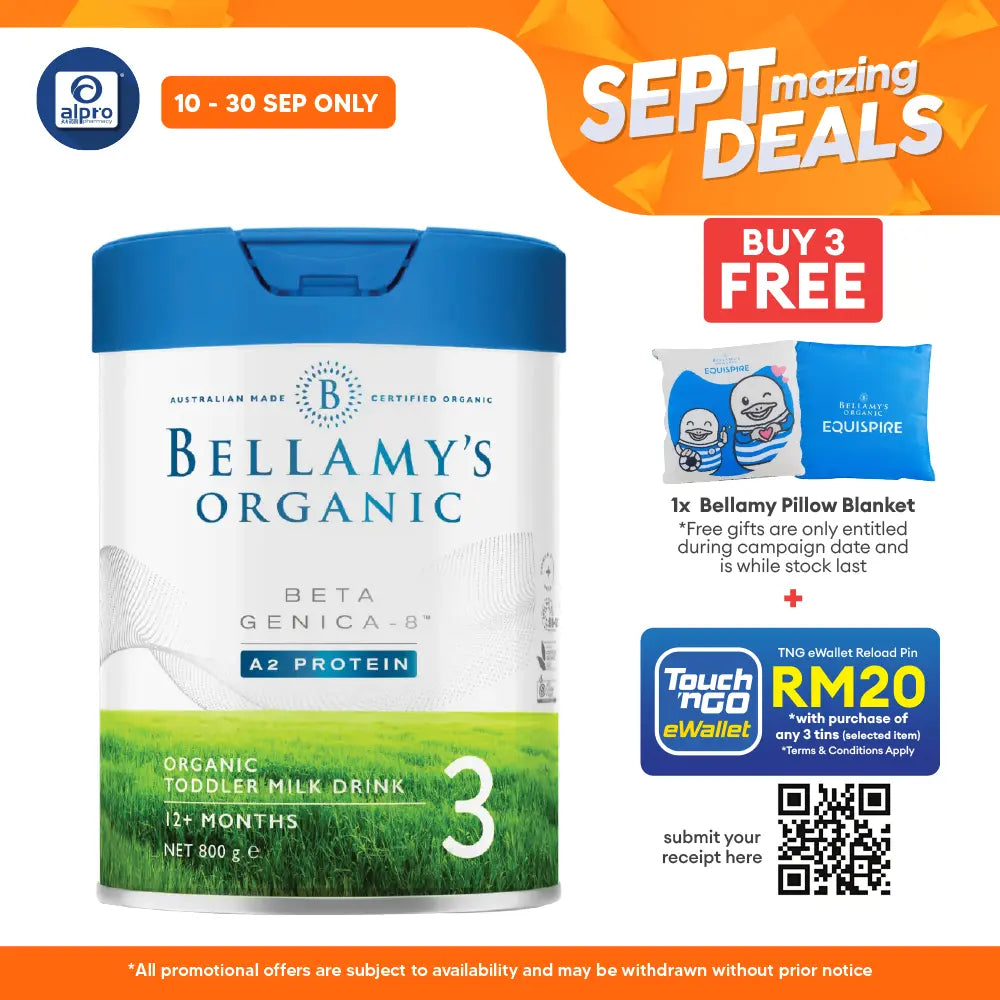 Bellamy's Beta Genica-8 Toddler Milk Drink (Step 3) 800g Alpro Pharmacy