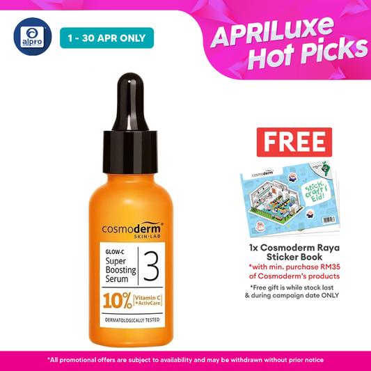 COSMODERM GLOW-C SUPER BOOSTING SERUM 15ML Cosmoderm