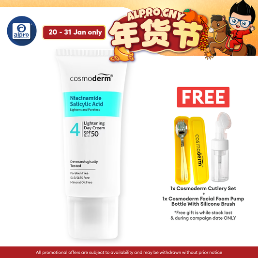 Cosmoderm Niacinamide Salicylic Acid Light Day Cream Spf50+++ 40ml