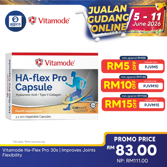 Vitamode Ha-Flex Pro 30s | Improves Joints Flexibility Vitamode