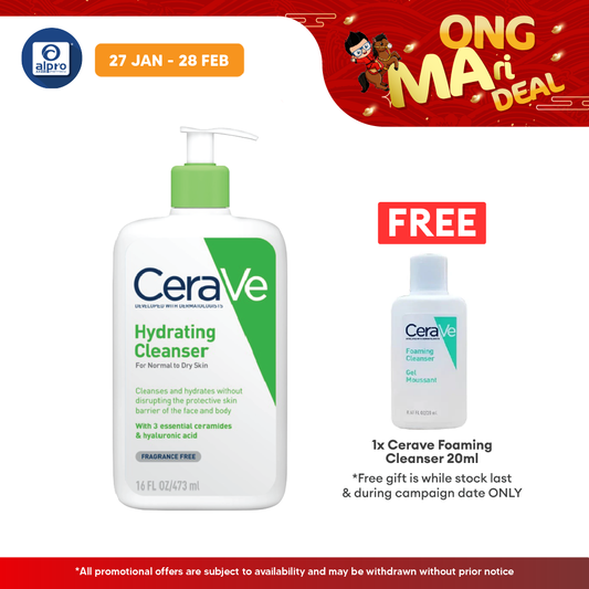 Cerave Hydrating Cleanser 473ml | Cleanses And Hydrates Alpro Pharmacy