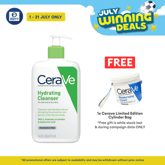 Cerave Hydrating Cleanser 473ml | Cleanses And Hydrates Cerave