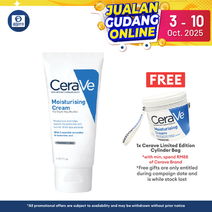 Cerave Moisturizing Cream 177ml | Restore The Look And Feel Of Smooth Cerave