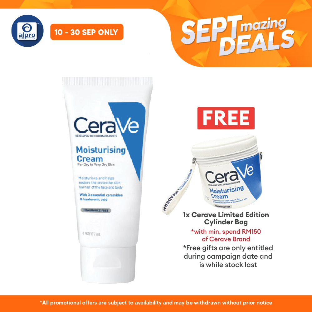 Cerave Moisturizing Cream 177ml | Restore The Look And Feel Of Smooth Cerave
