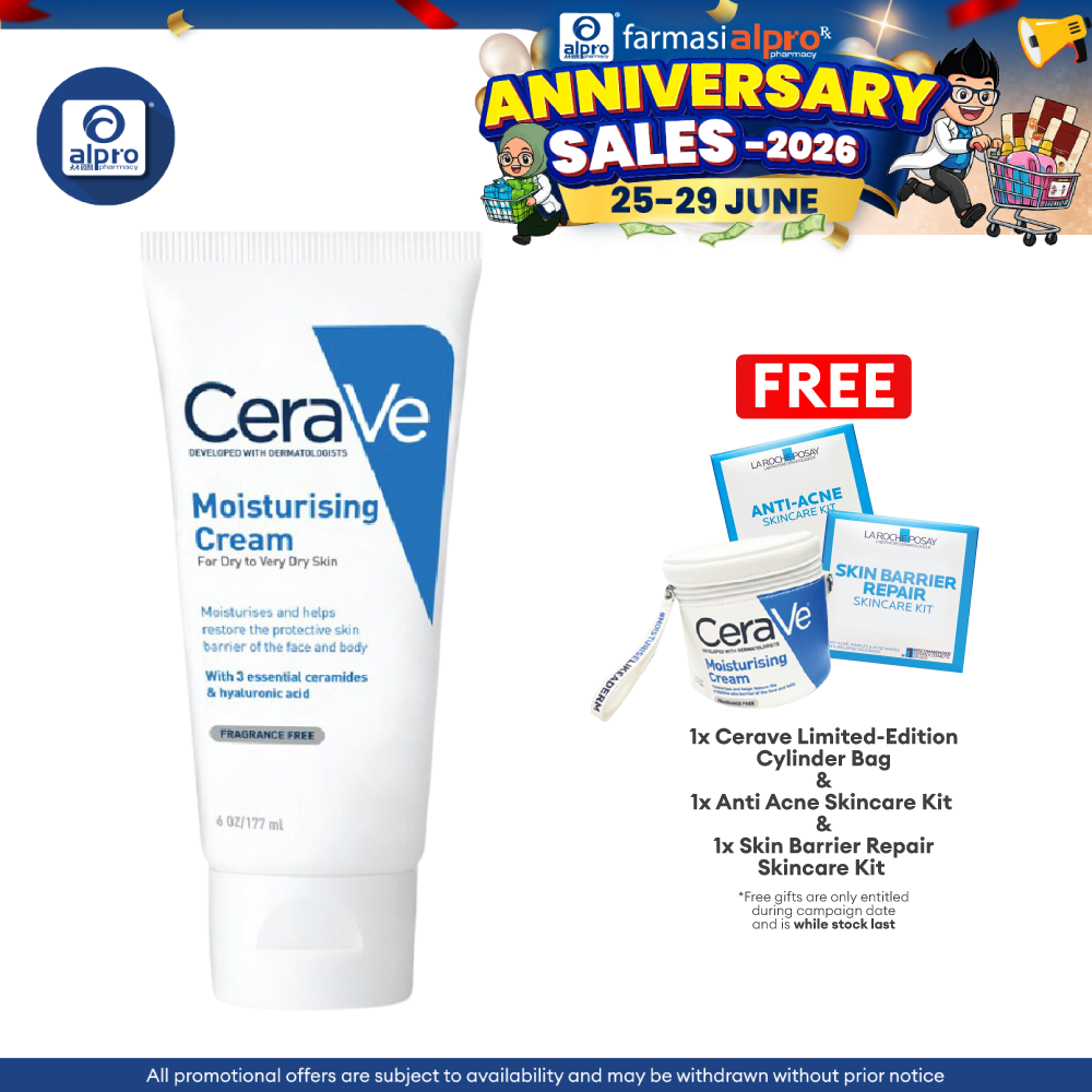 Cerave Moisturizing Cream 177ml | Restore The Look And Feel Of Smooth Cerave