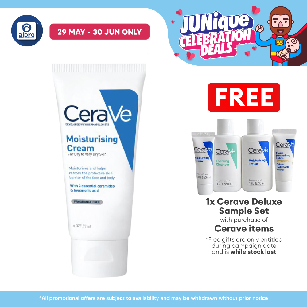 Cerave Moisturizing Cream 177ml | Restore The Look And Feel Of Smooth Cerave