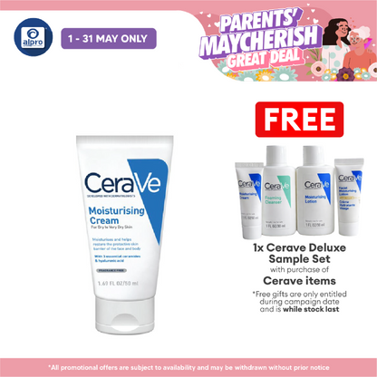 Cerave Moisturizing Cream 50ml | Restore The Look And Feel Of Smooth Cerave