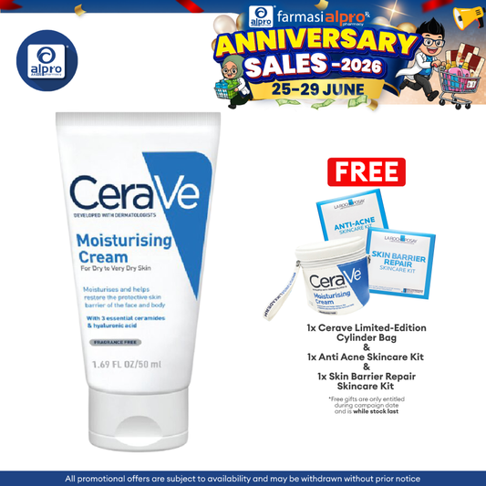 Cerave Moisturizing Cream 50ml | Restore The Look And Feel Of Smooth Cerave