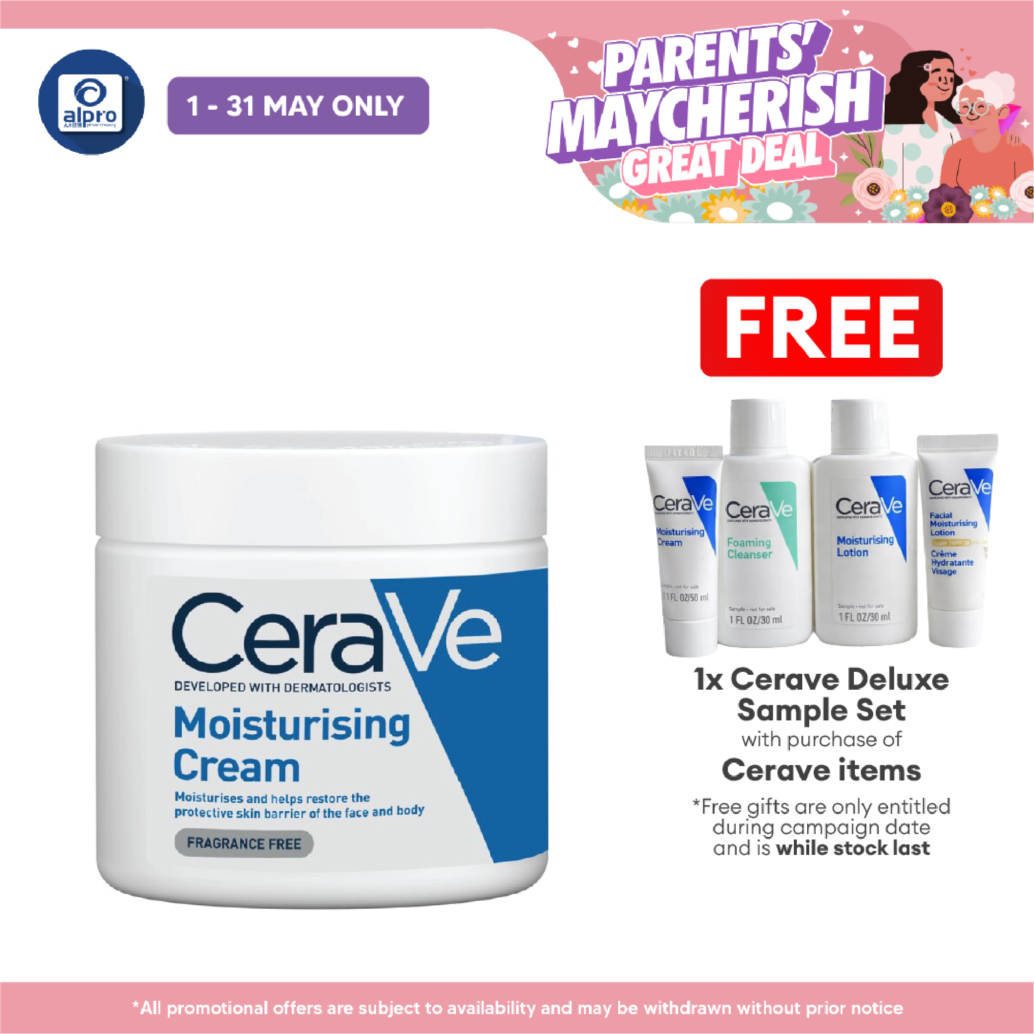 Cerave Moisturizing Cream 454g | Restore The Look And Feel Of Smooth Cerave