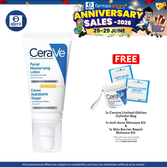 Cerave AM Facial Moisturizer Lotion 52ml | Moisturizes And Protects The Skin UV Cerave