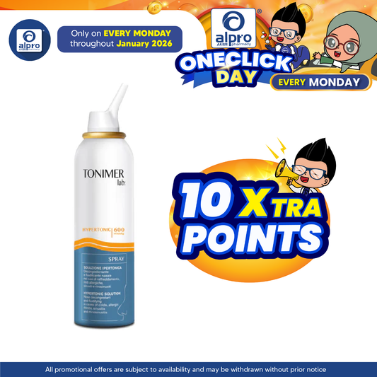 Tonimer Lab Hypertonic Nasal Spray 125ml | Clear Blocked Nose