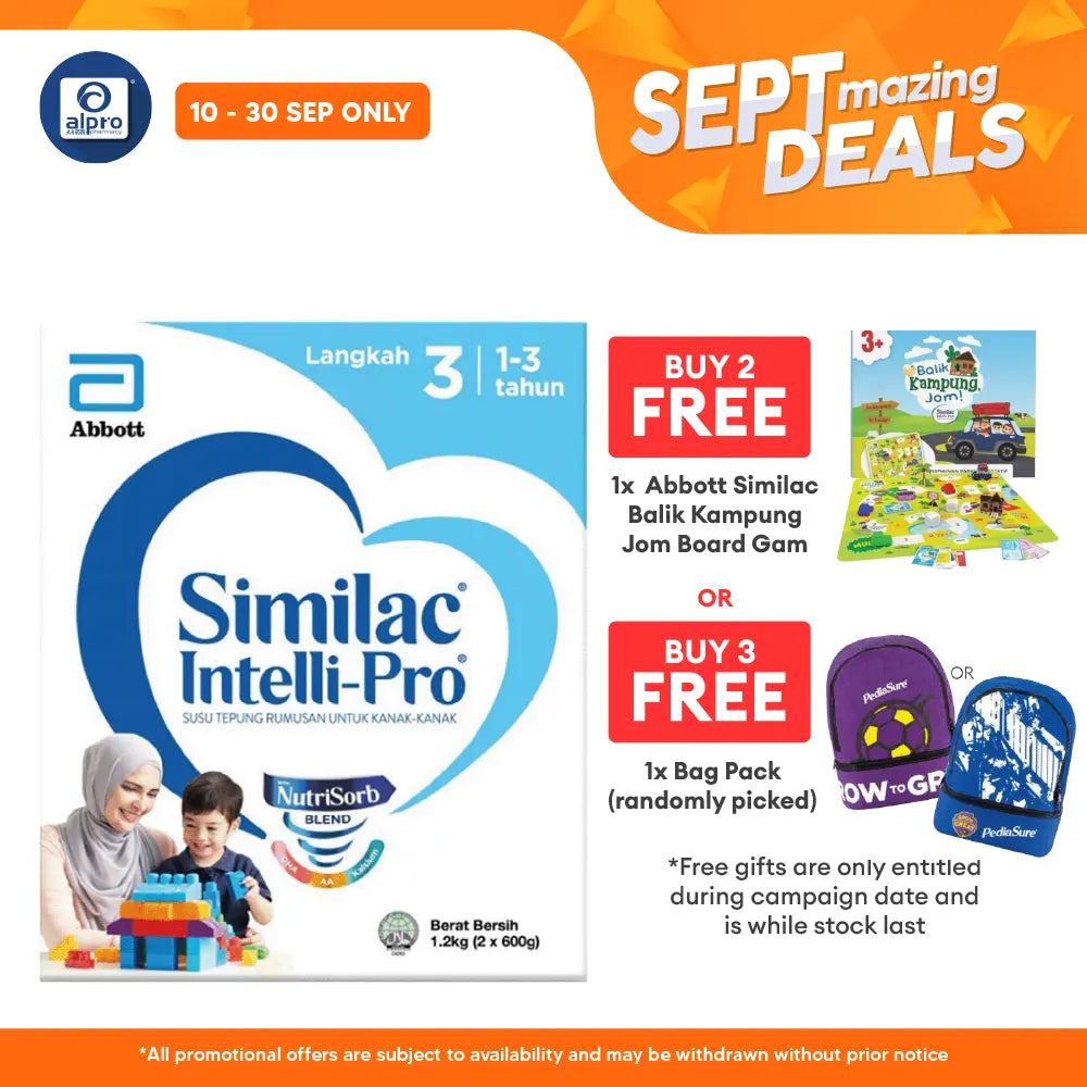 Abbott Similac Intelli-Pro S3 BIB (1.2kg) | for optimal mental and physical development Abbott OTC
