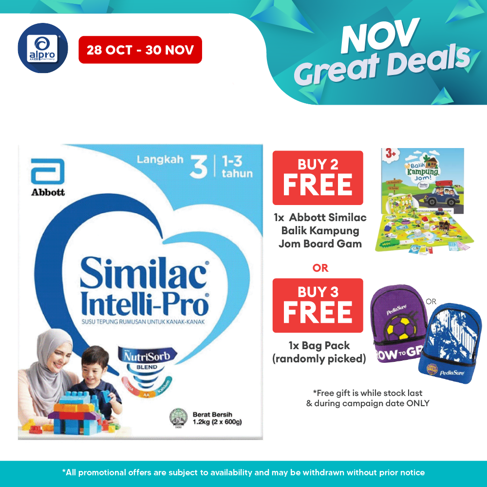 Abbott Similac Intelli-Pro S3 BIB (1.2kg) | for optimal mental and physical development Abbott OTC