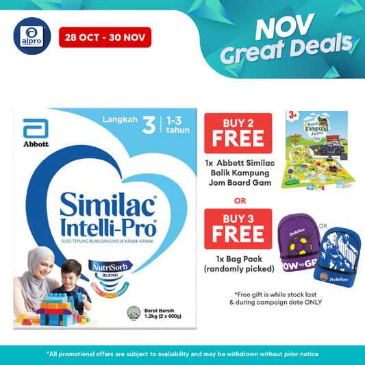 Abbott Similac Intelli-Pro S3 BIB (1.2kg) | for optimal mental and physical development Abbott OTC