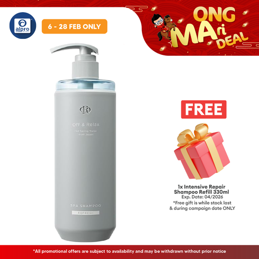 Off & Relax Spa Shampoo Refresh Cassis & Muguet Scent 460ml Alpro Pharmacy