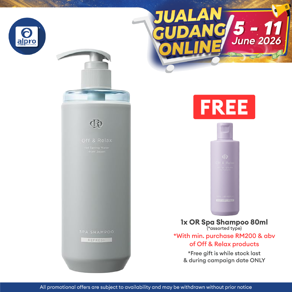 Off & Relax Spa Shampoo Refresh Cassis & Muguet Scent 460ml Off & Relax, Sugi