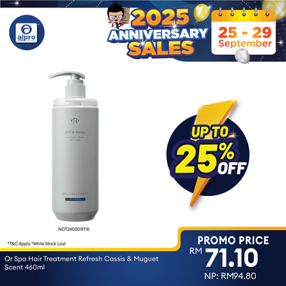 Off & Relax Spa Hair Treatment Refresh Cassis & Muguet Scent 460ml