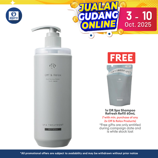 Off & Relax Spa Hair Treatment Refresh Cassis & Muguet Scent 460ml Alpro Pharmacy