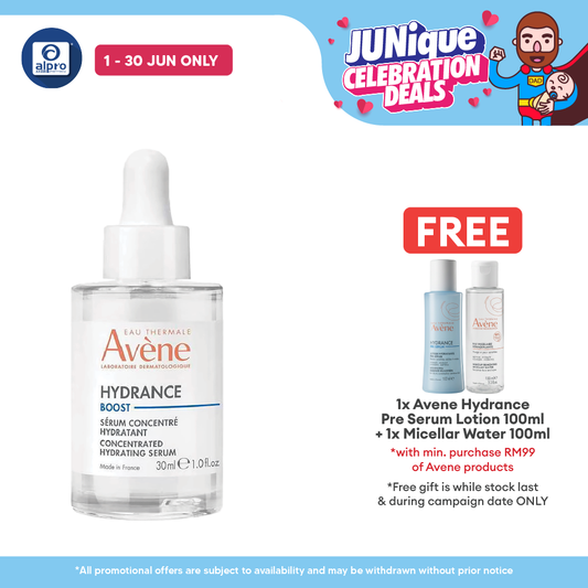 Avene Hydrance Boost Concentrated Hydrating Serum 30ml | Minimize Redness & Inflammation Avene