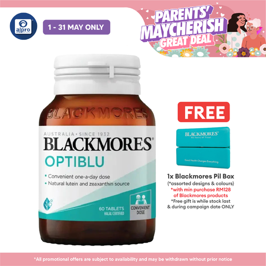 Blackmores Optiblu Tabs 60s | Promotes Healthy Eye Function Blackmores