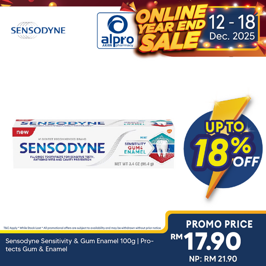 Sensodyne Sensitivity & Gum Enamel 100g | Protects Gum & Enamel Sensodyne