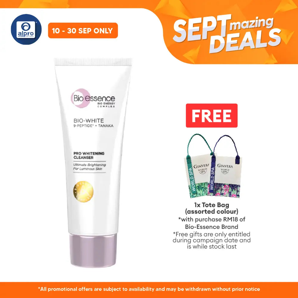 Bio Essence Bio White Pro Whitening Cleanser 100ml | Remove Impurities Bio essence