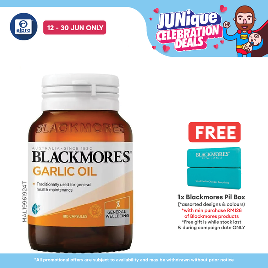 Blackmores Garlic Oil 180s | Cardiovascular Support Blackmores