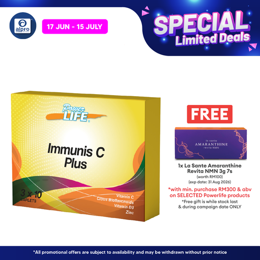 Powerlife Immunis C Plus 3 X 10s Powerlife