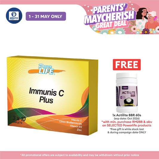 Powerlife Immunis C Plus 3 X 10s Powerlife