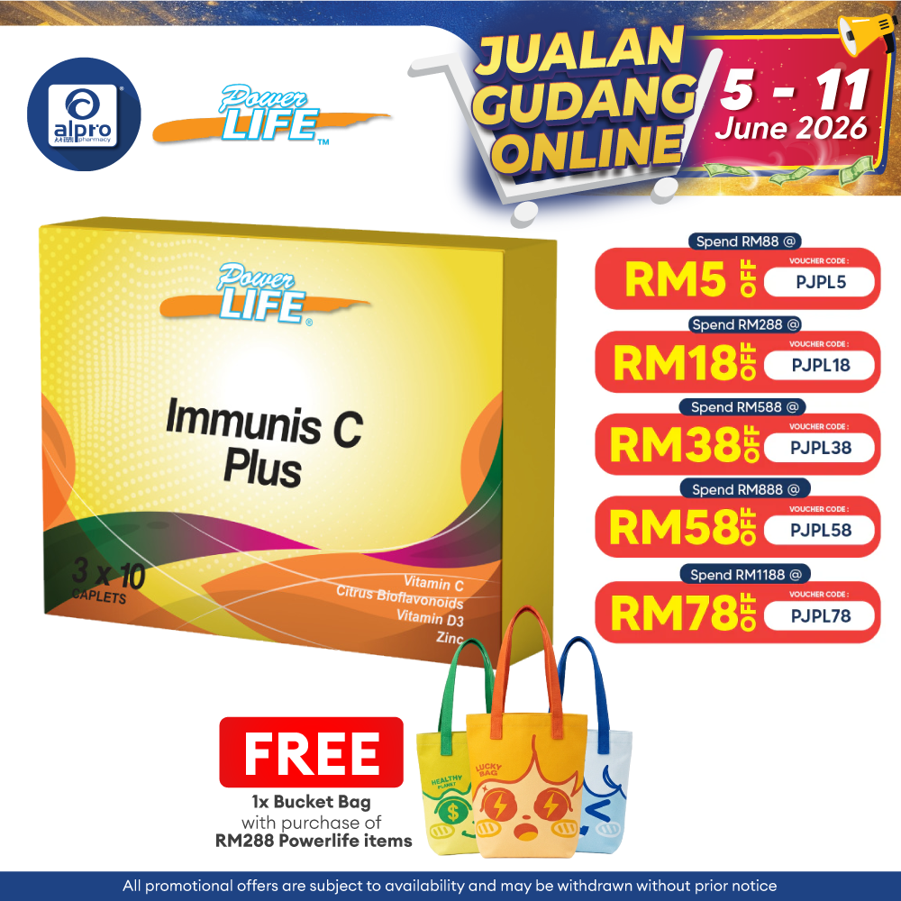Powerlife Immunis C Plus 3 X 10s