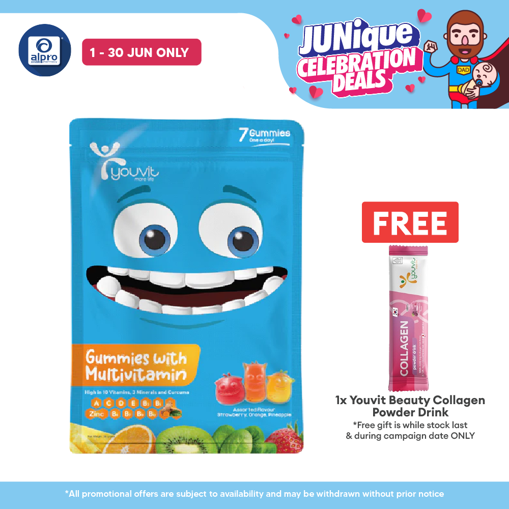 Youvit Kids Multivitamin Gummies Assorted | 7s Youvit
