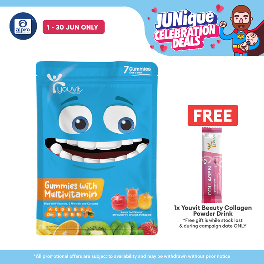 Youvit Kids Multivitamin Gummies Assorted | 7s Youvit