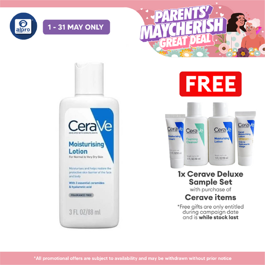 Cerave Daily Moist Lotion 88ml | Provides Long-Lasting Hydration Alpro Pharmacy