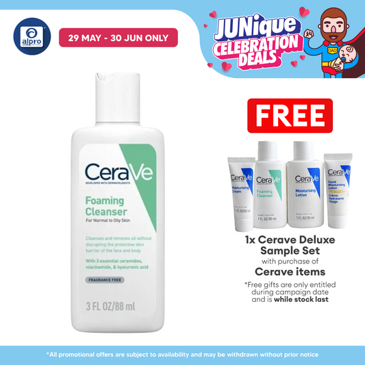 Cerave Foaming Cleanser 88ml | Helps Restore Skin Moisture Cerave