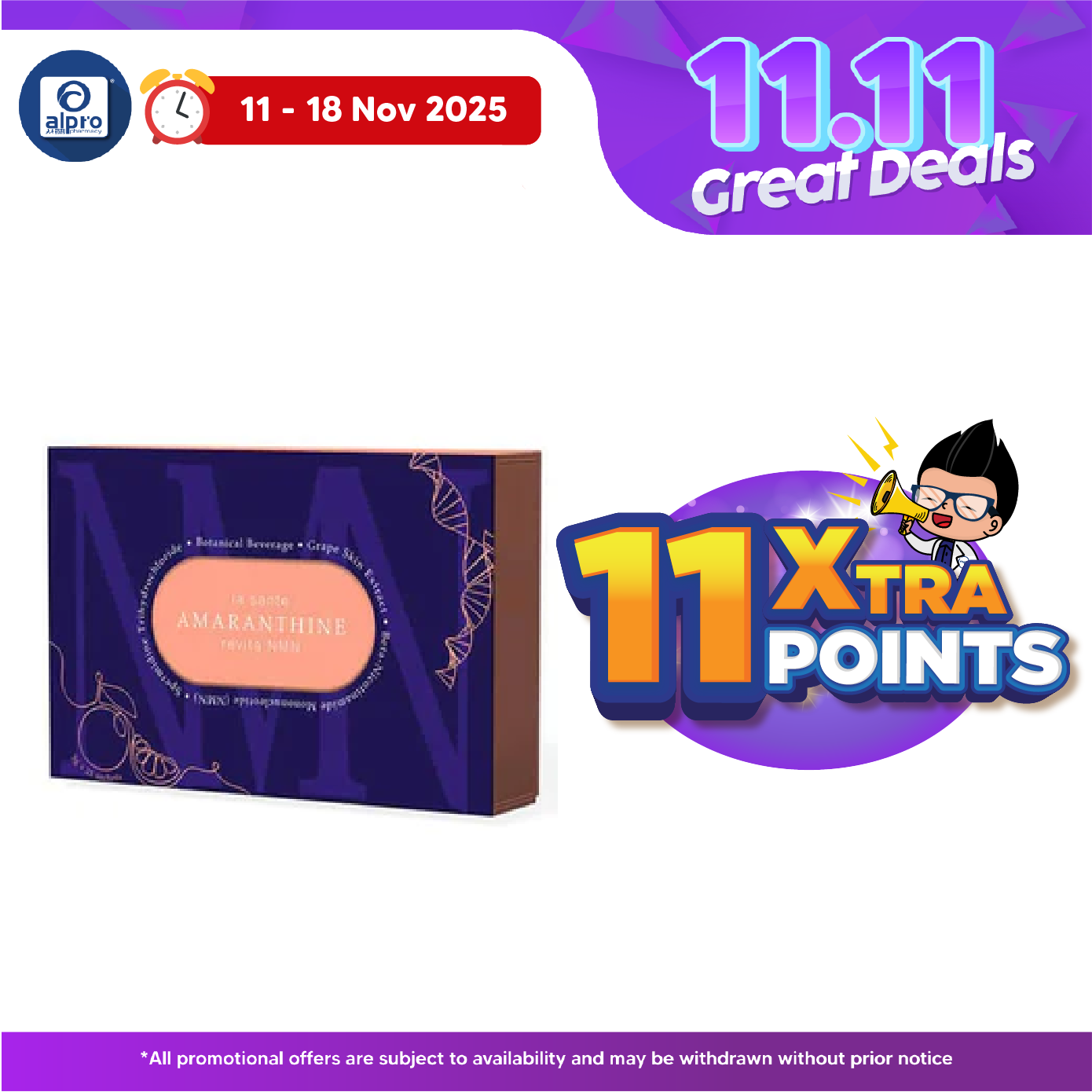 La Sante Amaranthine Revita Nmn 3g (21s) | Support Cellular Health & Promote Healthy Aging