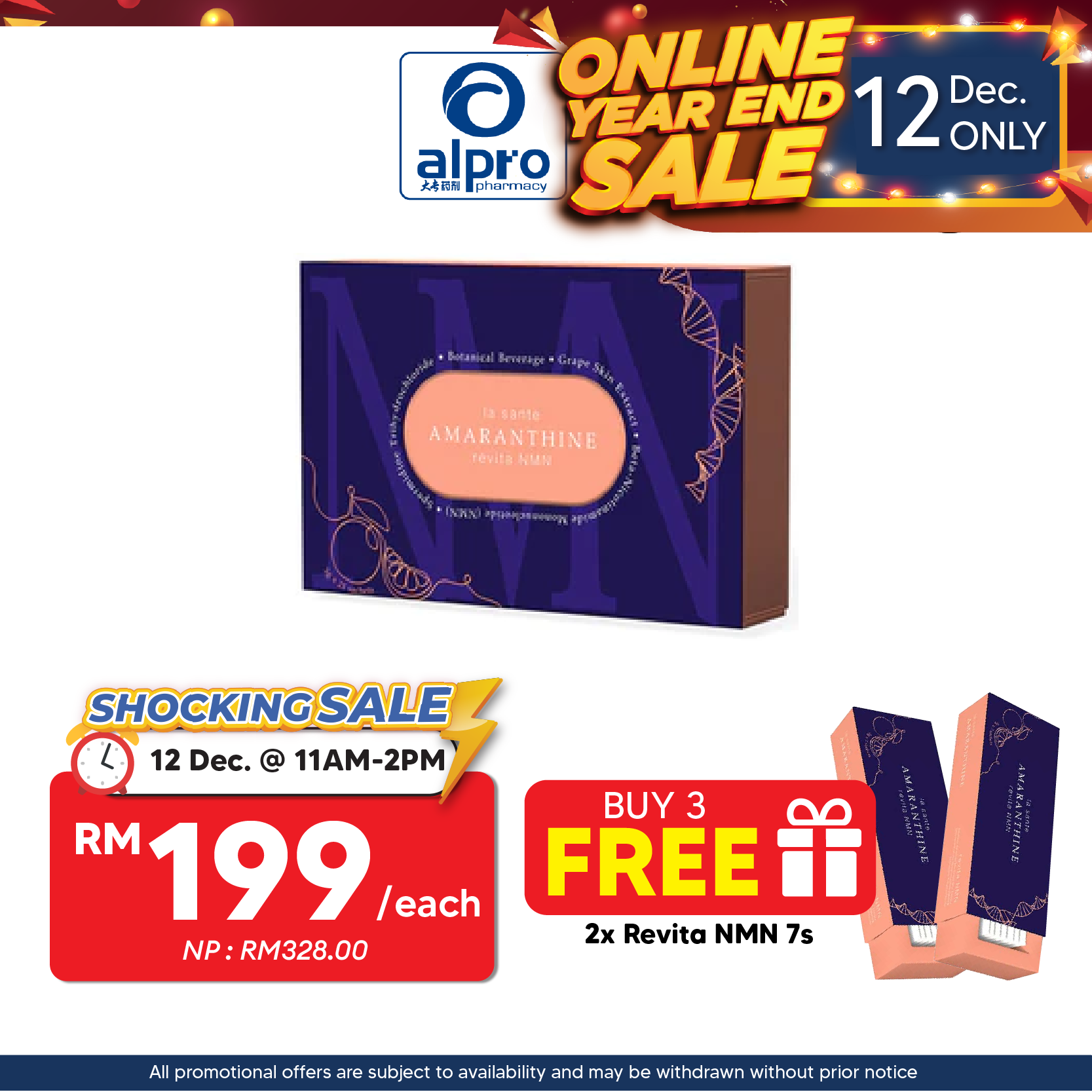 La Sante Amaranthine Revita NMN 3g (21s) | Support Cellular Health & Promote Healthy Aging