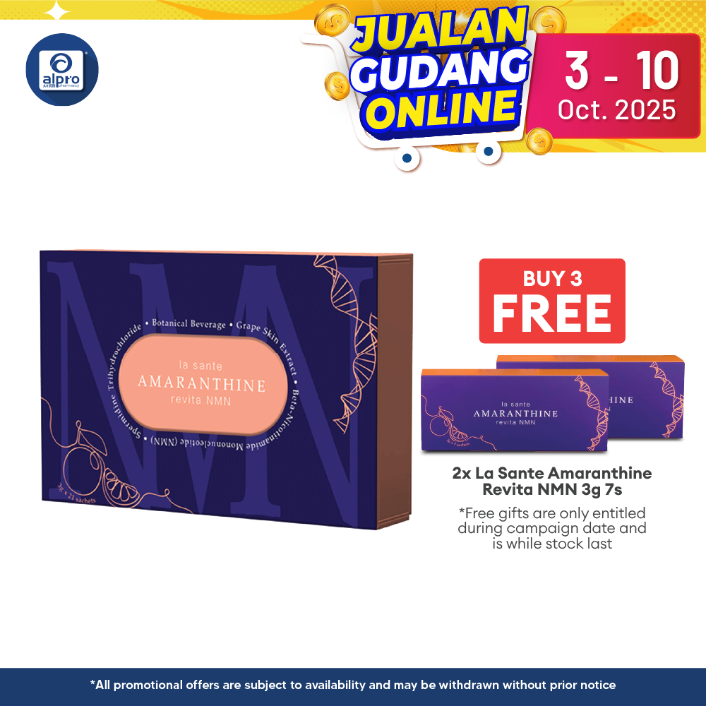 La Sante Amaranthine Revita Nmn 3g (21s) | Support Cellular Health & Promote Healthy Aging Alpro Pharmacy