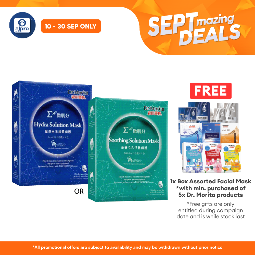 Dr.morita Medmori Hydra Solution Mask 3s Alpro Pharmacy