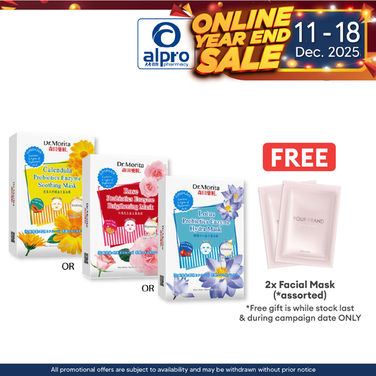 Dr.Morita Probiotic Enzyme Hydra Facial Mask Series | 4s, Variants Type Dr.Morita
