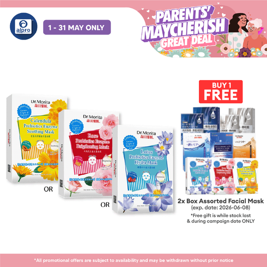 Dr.Morita Probiotic Enzyme Hydra Facial Mask Series | 4s, Variants Type Dr.Morita