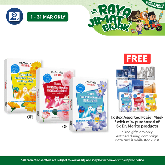 Dr.Morita Probiotic Enzyme Hydra Facial Mask Series | 4s, Variants Type Dr.Morita